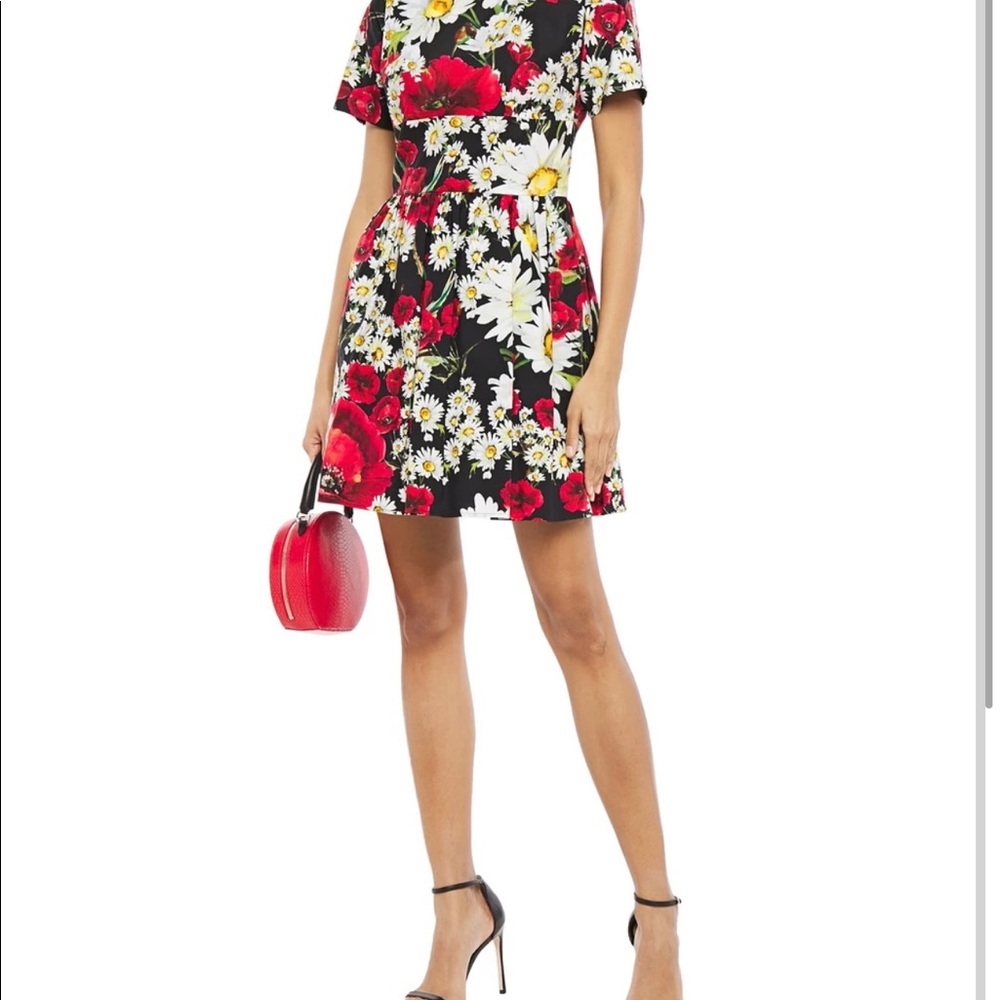 Dolce & Gabbana floral print mini dress NWT